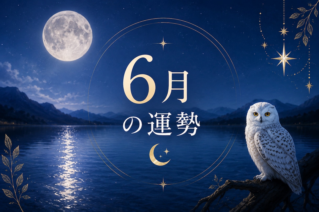 6月に訪れる運命の流れを鑑定します 仕事・恋愛・金運・開運アドバイスをお届けします イメージ1