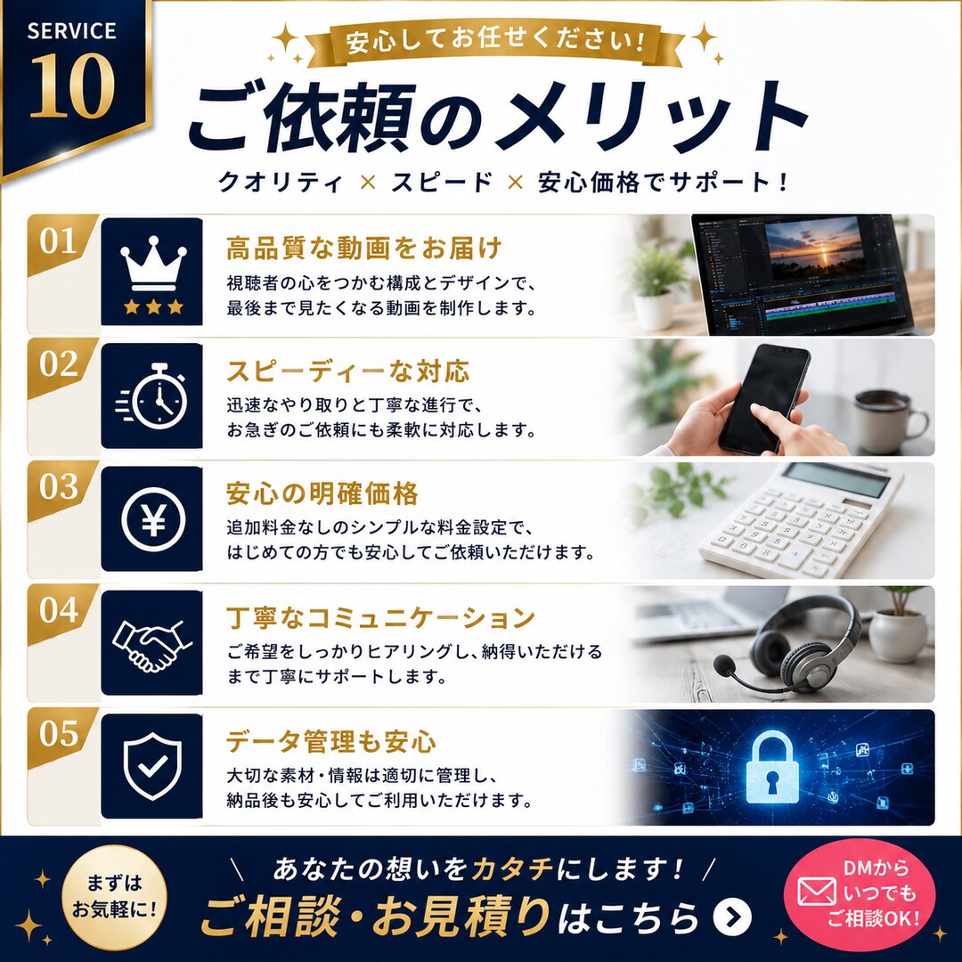 SNS用ショート動画を作成します 画像だけで魅力が伝わる動画を制作します イメージ10