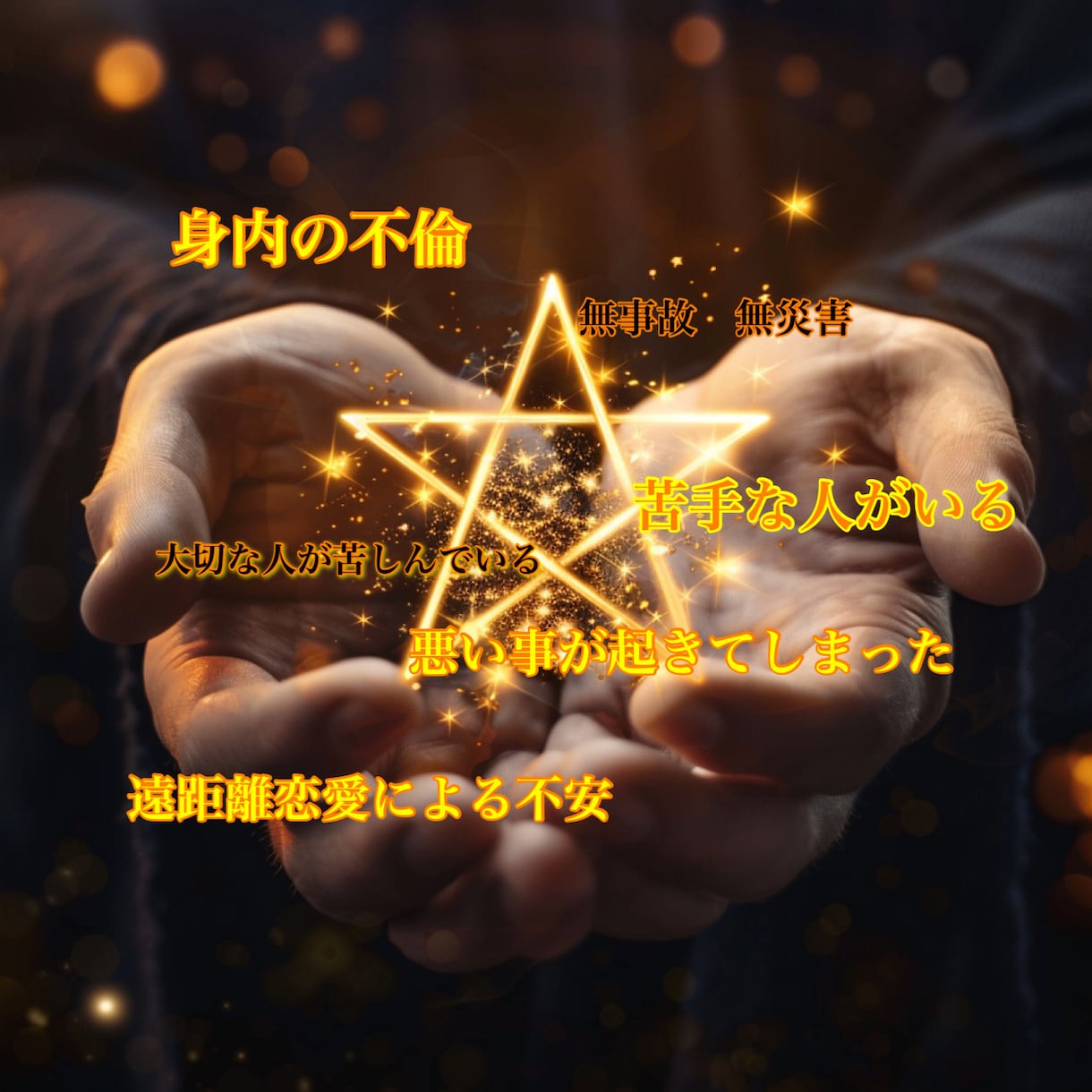 神霊結界を張り『嫌』を跳ね返し全方位から守護します 貴方との相性や波長を精緻に調整し最も効果的な霊媒術を行います イメージ1