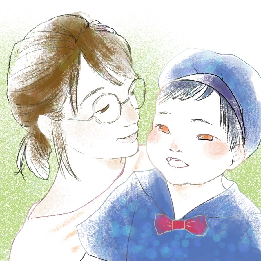 あたたかい雰囲気のSNS用アイコン描きます ２人まで追加料金なし！親子、きょうだい、夫婦でどうぞ！ イメージ1