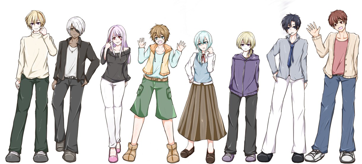 キャラクター作成いたします オリジナルでなにか作品を作られる方など！ イメージ10