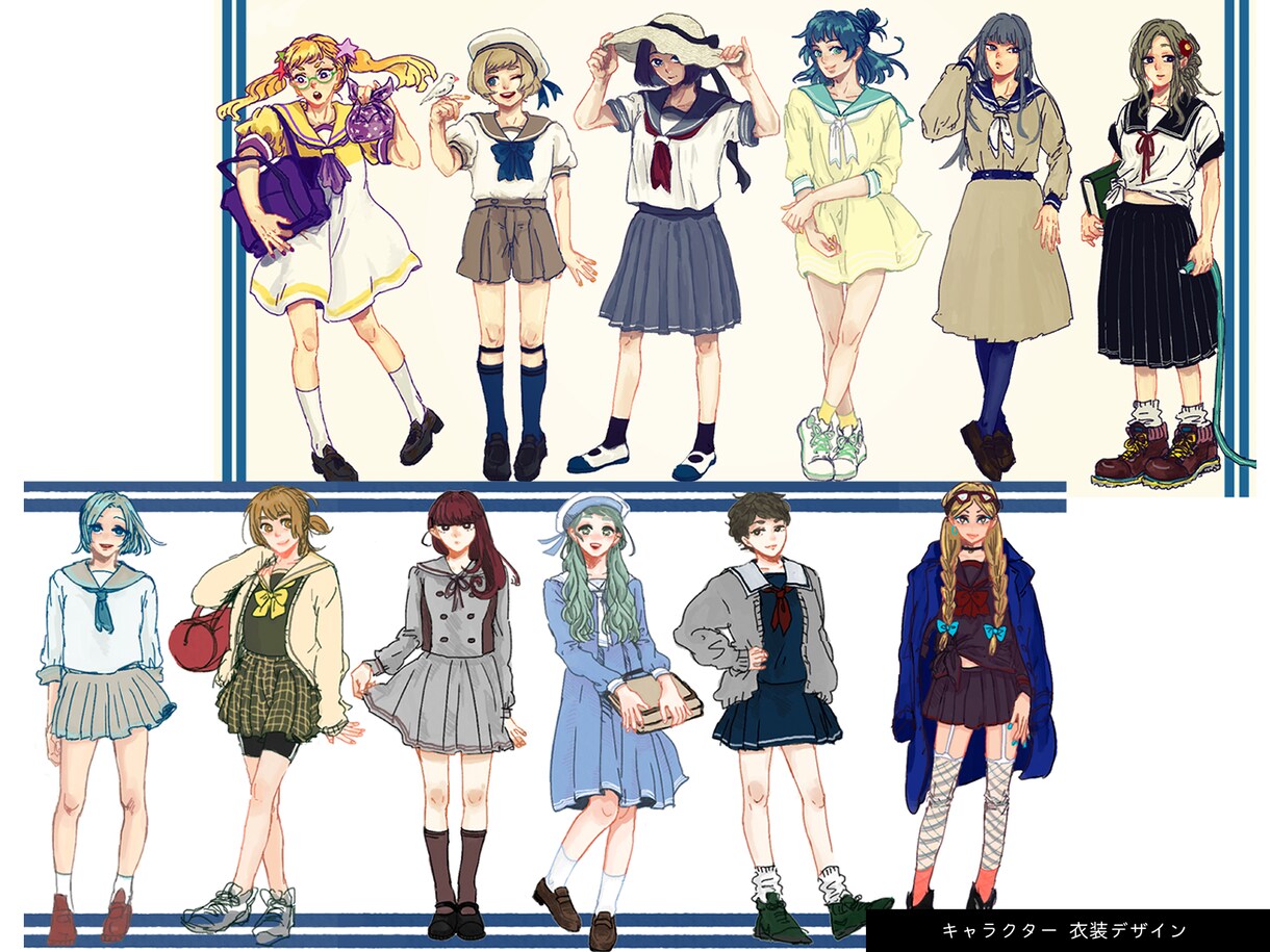 あなたのためにイラストを制作します SNS用のアイコンやヘッダー依頼などお気軽にどうぞ！ イメージ3