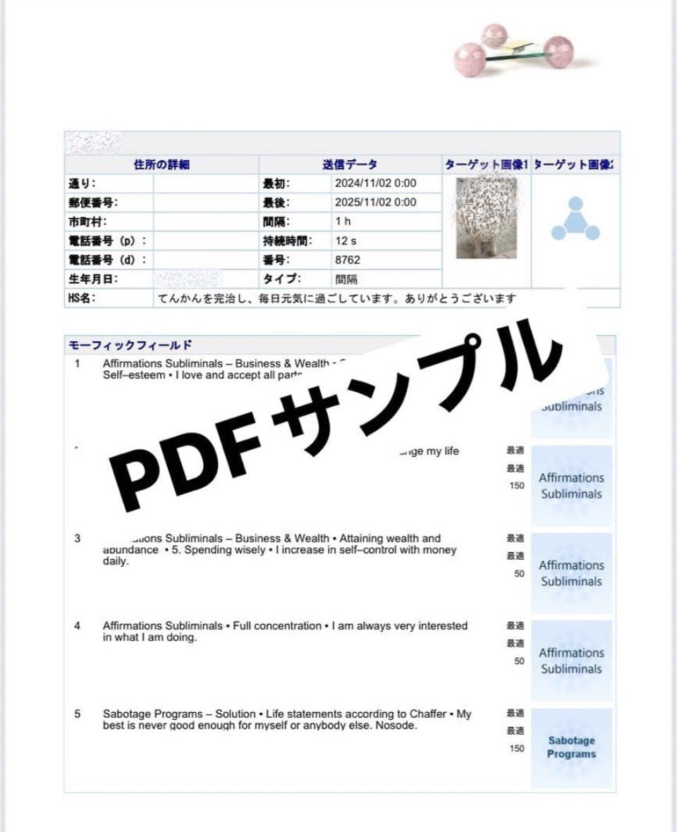 アクスイクス プロ☆ココナラお得体験できます 【10月1日より料金改定・23,000円予定】 イメージ7
