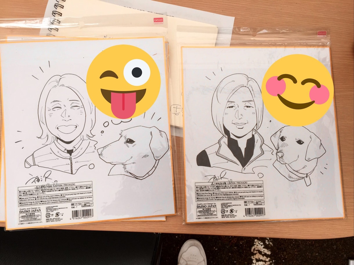 似顔絵を含むイラストを作成いたします 似顔絵や、似顔絵を含むイラスト作品を提供します イメージ10