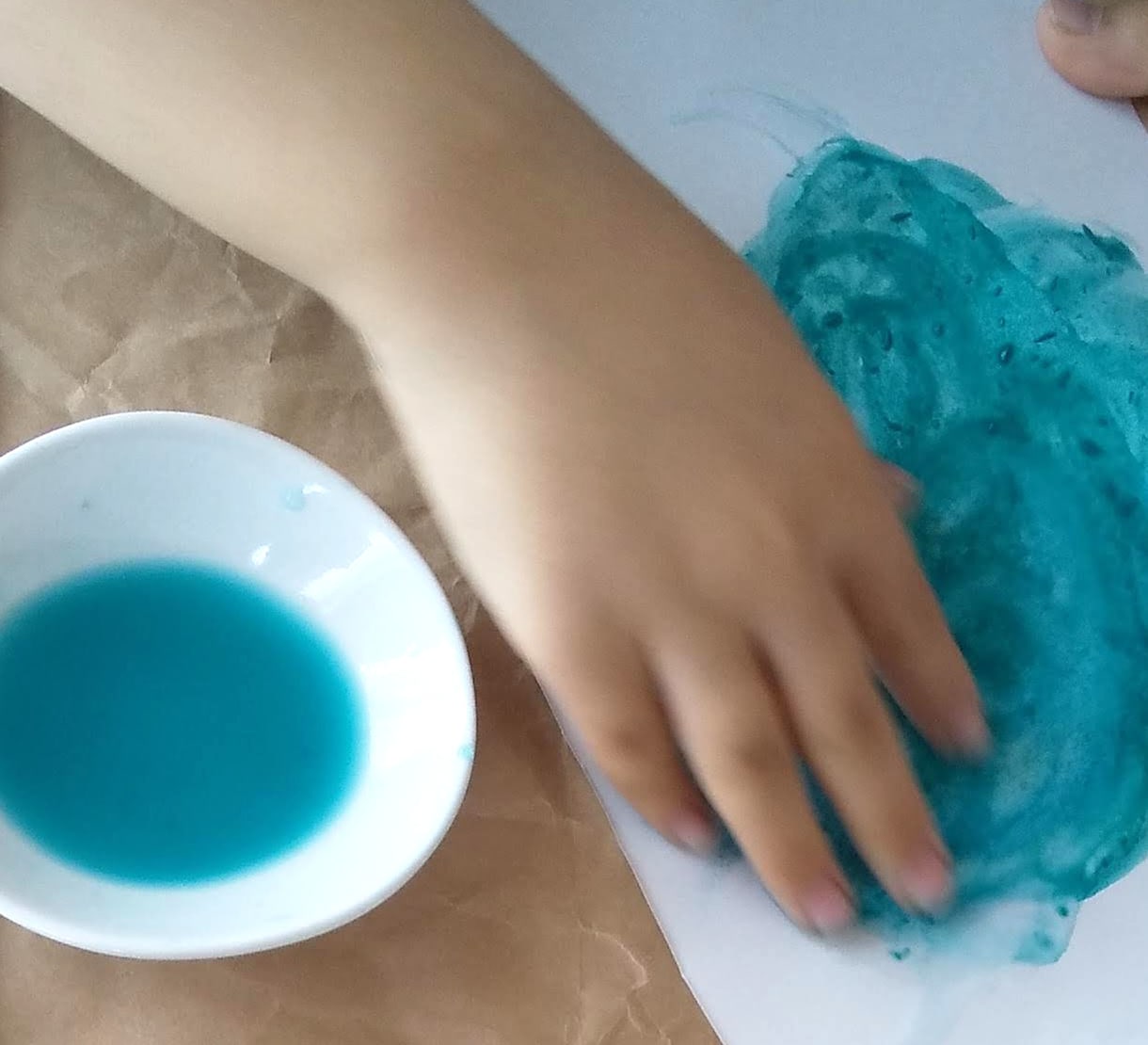 新感覚！水彩アートをビデオチャットで教えます 水彩絵の具でゆびえのぐアートを楽しもう イメージ4