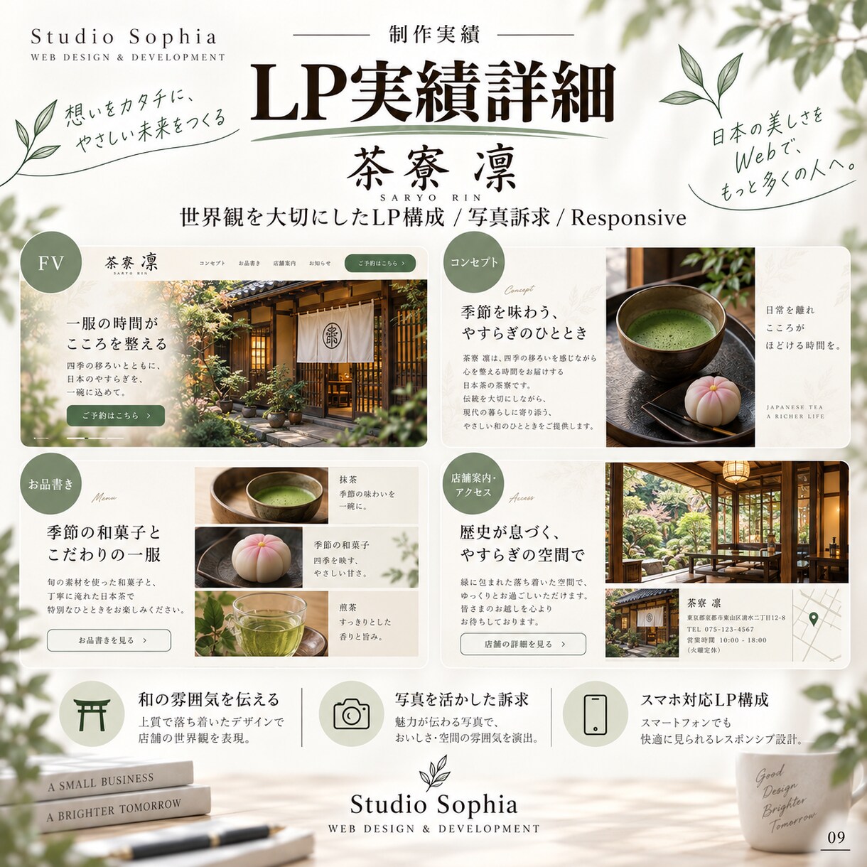 個人事業主向けWordPressサイトを制作します 制作の過程を共有しながら、やさしく丁寧に仕上げます イメージ9