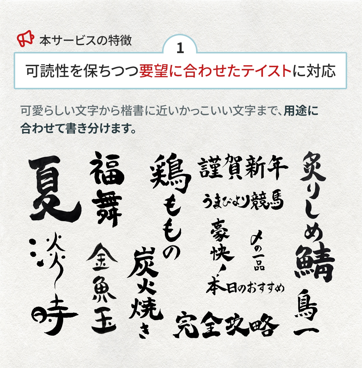 バナーやSNSに！背景透過の筆文字お届けします 〜習字歴11年のWEBデザイナーが仕上げる商用OK筆文字〜 イメージ4