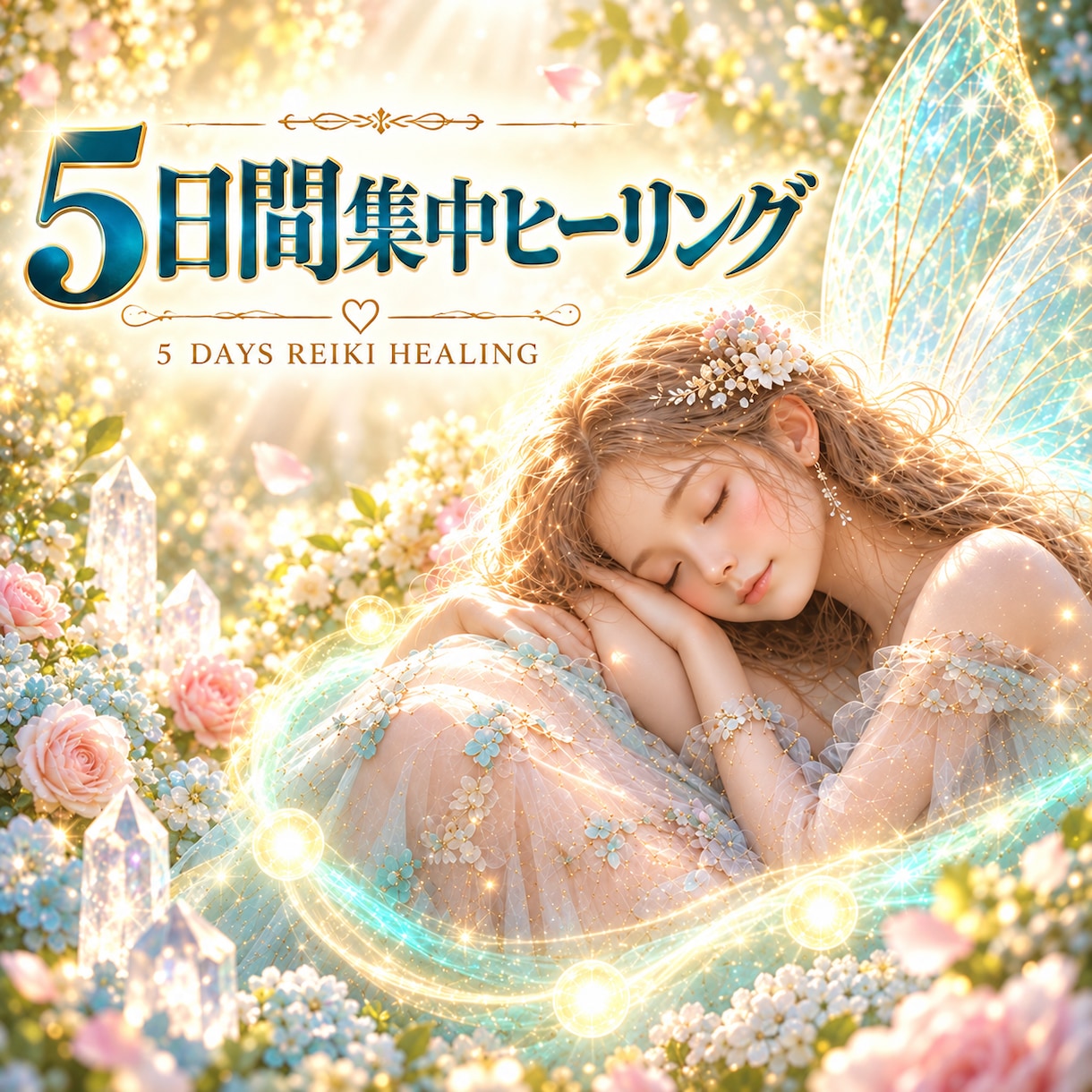 心身をしっかりと癒す５日間集中ヒーリングします ✨不安・辛さが和らぎ、ご自身を大切に慈しむサポートします イメージ1
