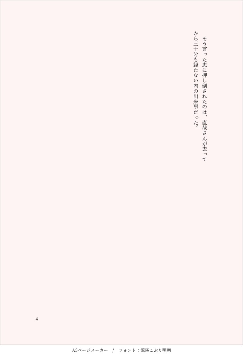 オーダーメイドで夢小説を書きます 出版経験有作家です。実績700件越え イメージ5