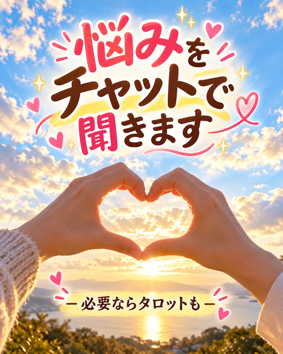 24時間チャットでお話を聞きます 愚痴も恋愛もOK♪必要ならタロットも使えます(^^) イメージ1