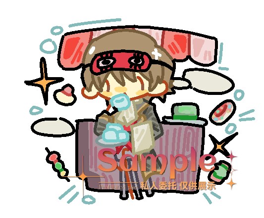 ちびキャラを使ったシーンイラストも描けます まんまるでシンプルなデフォルメキャラも描けます。 イメージ5