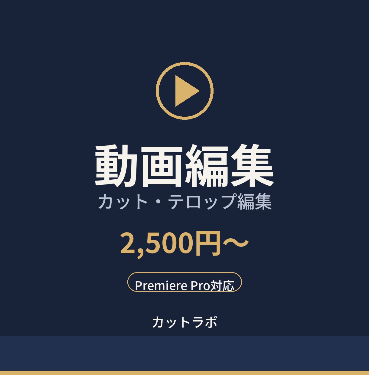 3000円~ 動画カットテロップ編集承ります 低価格でも品質にはこだわっています イメージ1