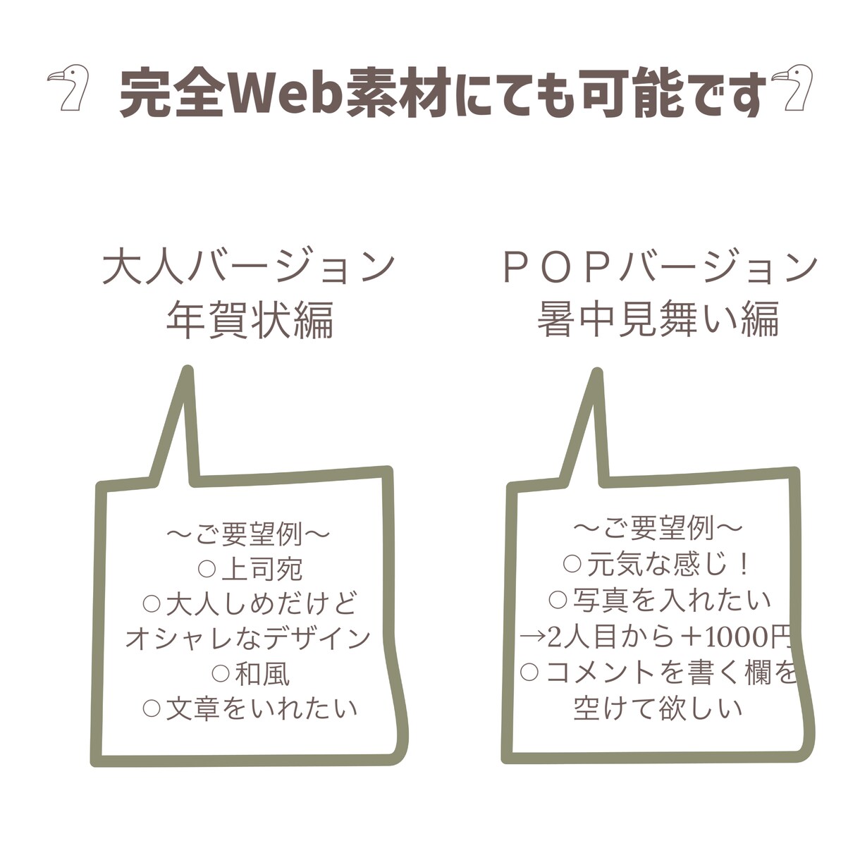 あなただけの年賀状・ポストカード作ります 個性的なデザインいかがでしょうか？ イメージ8