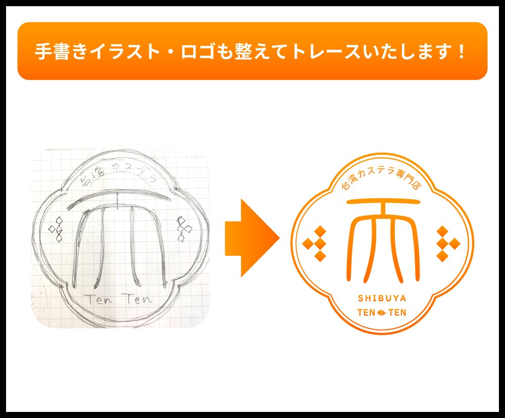 ロゴ・イラストのトレースをスピード納品致します AIデータ化！ご相談で修正もご対応いたします！！ イメージ4