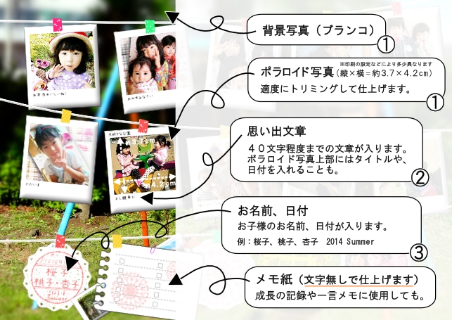 お子様の笑顔を素敵なスクラップブックに変身させます ☆還暦祝い・結婚祝い・卒業祝い等にも☆ イメージ3