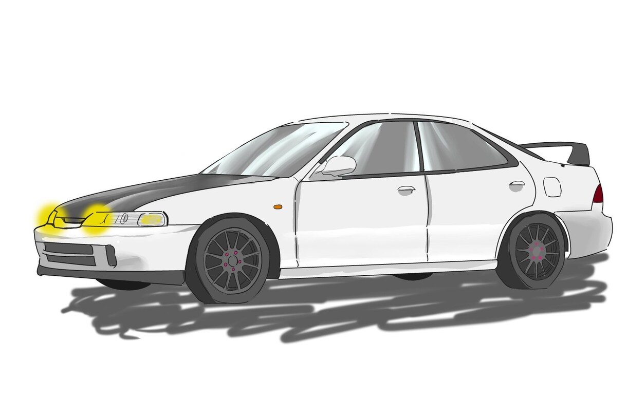写真トレスにて車のイラスト書きます スポーツカー、乗用車まで大歓迎です イメージ4