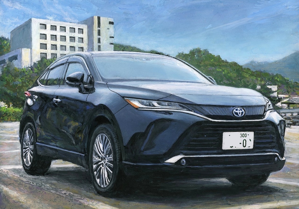 手描きであなたの大切な愛車を写実的に表現いたします 今の愛車思い出の愛車の絵をお部屋やガレージに飾りませんか イメージ4