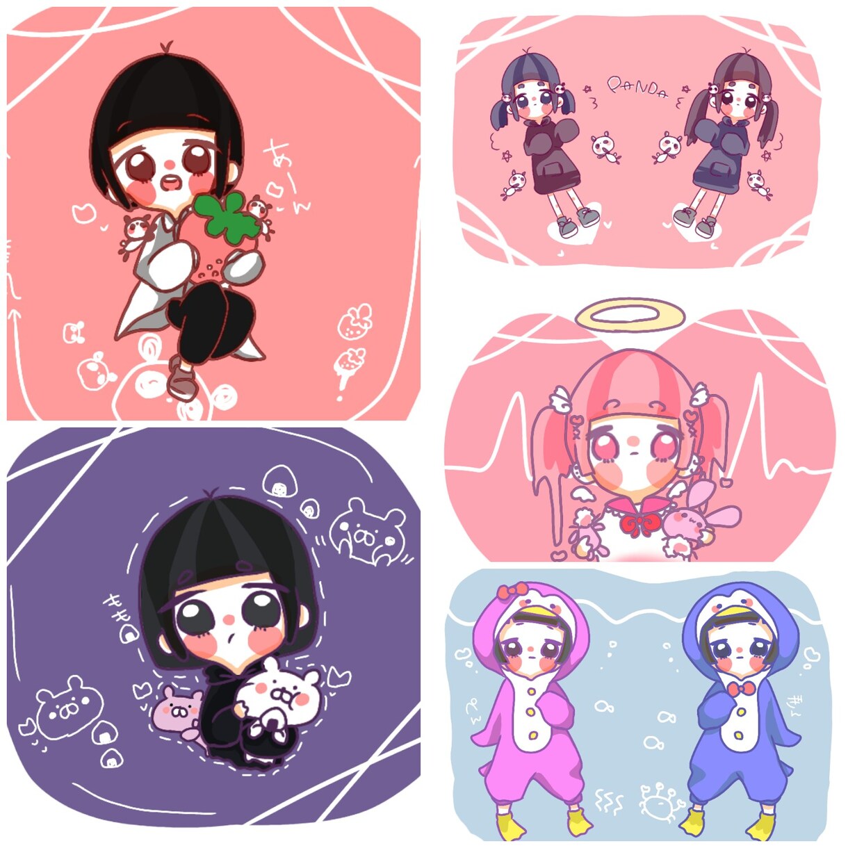 SNSに使うアイコン描きます あなたのオリキャラを愛嬌のあるちびキャラに！ イメージ2