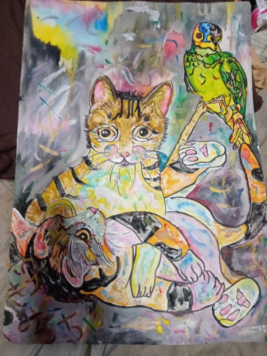 明るく斬新で、心、温まる画を提供します 動物や自然が好きな人達の居所に。明るい優しさと温もりを。 イメージ2