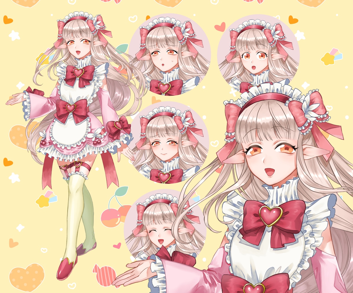キャラクターのデザインから作画までいたします 配信、TRPGの立ち絵にいかがですか？ イメージ6