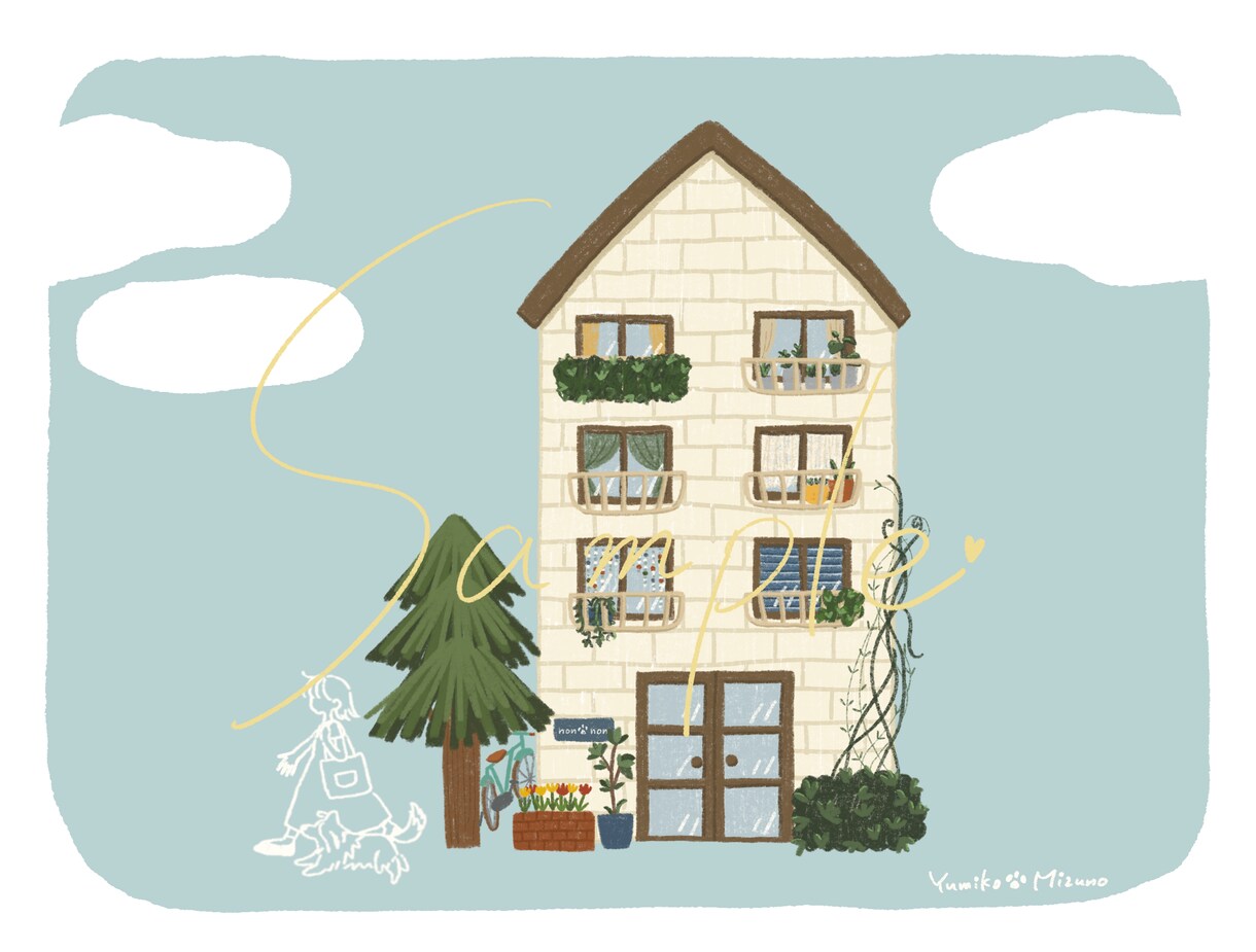 ほっこり色のカットイラストをお描きします これからチラシやマップなどを作ろうとしているあなたへ◎ イメージ8