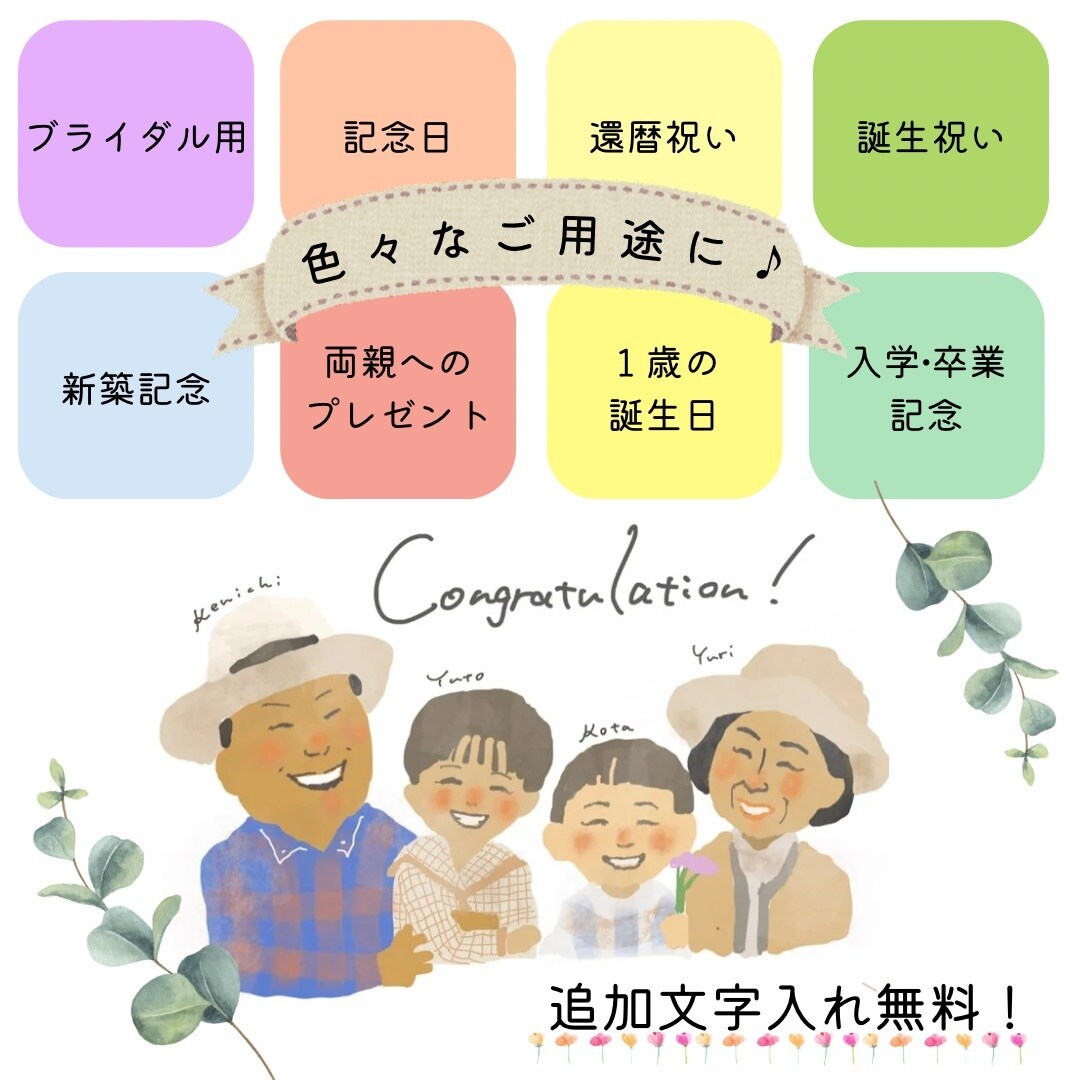 プレゼントにぴったりの絵本タッチ似顔絵描きます オプションでプレゼント配送も行っております♪ イメージ1