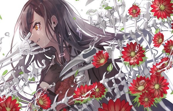 お花と女の子のイラストで動画を作成します。ます お花を描くのが得意です。男性よりも女の子を描くのが得意です。 イメージ1