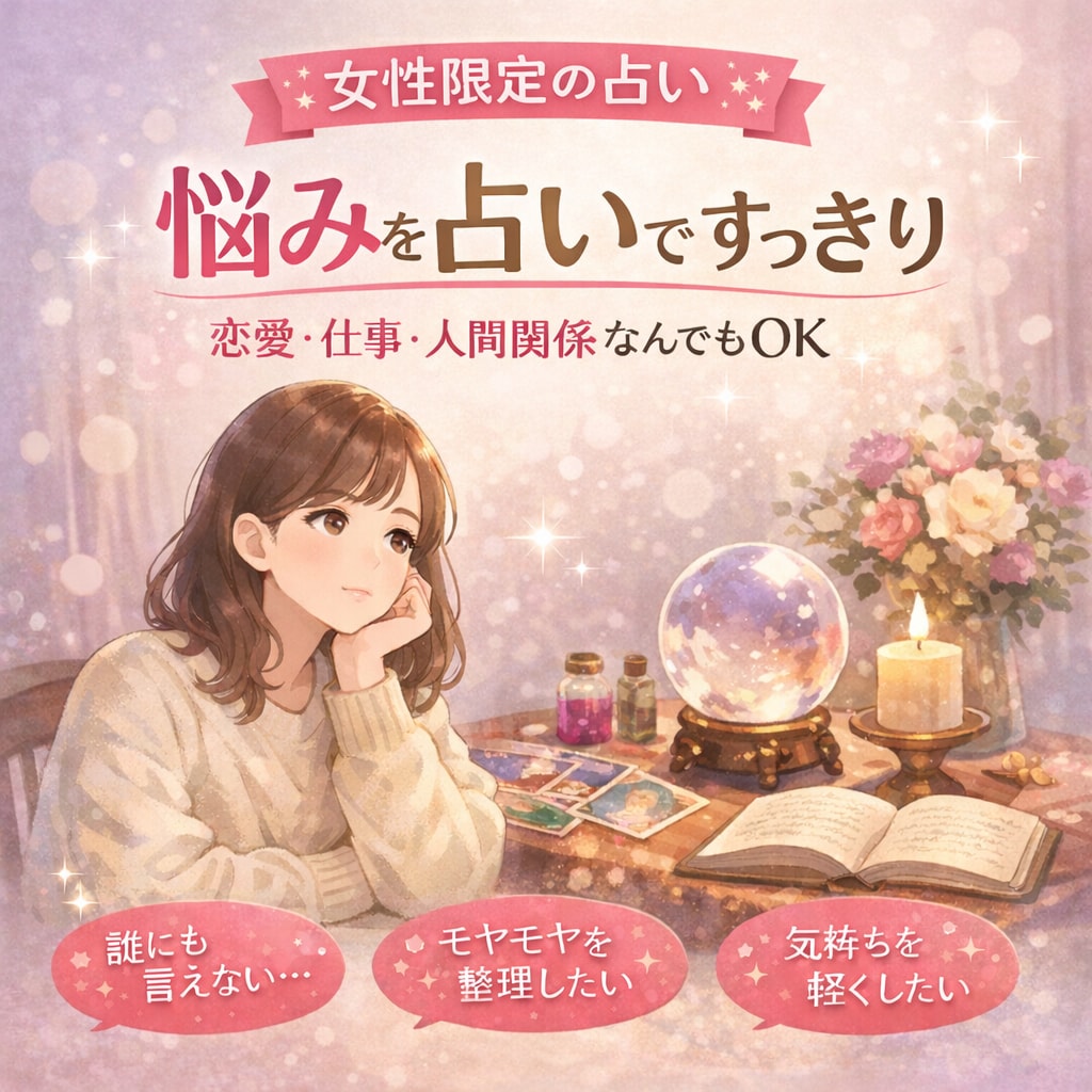 文書鑑定＊女性限定 人生、恋愛、仕事全て占います あなたのホロスコープで知りたいこと全部占います。相性も可能○ イメージ1
