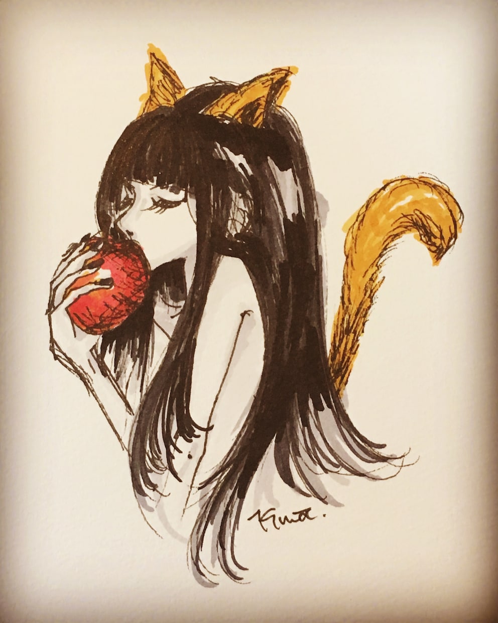 オシャレな手描きイラスト描きます シンプルだけど、ちょっとオシャレな絵はいかがですか？ イメージ2