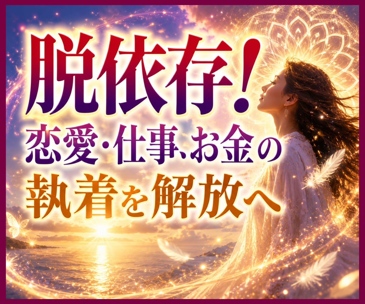 脱依存！恋愛・仕事・お金の執着を霊視鑑定いたします 魂のブロック解除へ✡本来の人生へ還るための鑑定 イメージ1