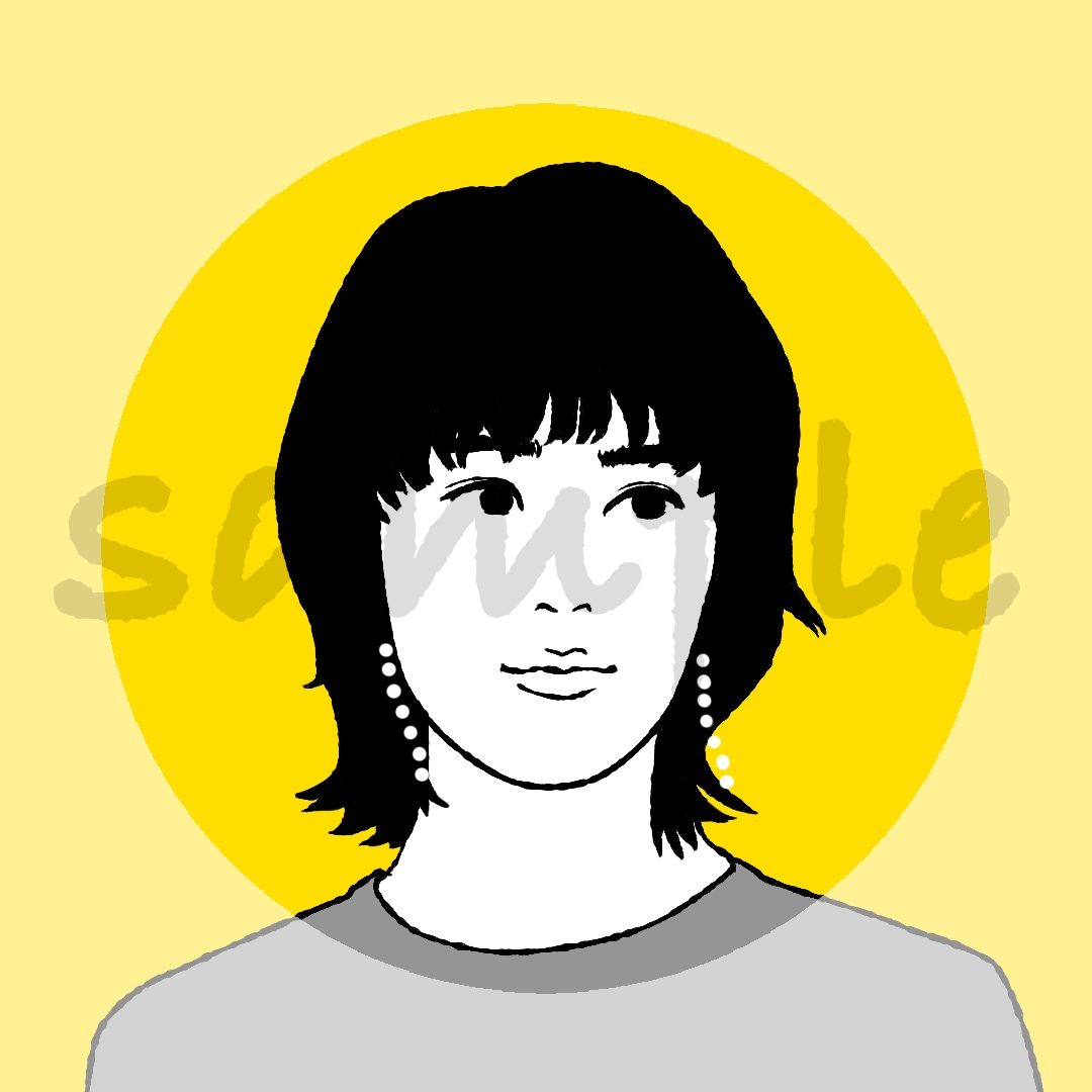 SNSアイコン用★美人・個性的アイコン描きます 印象に残るおしゃれなアイコン描きます！ イメージ3