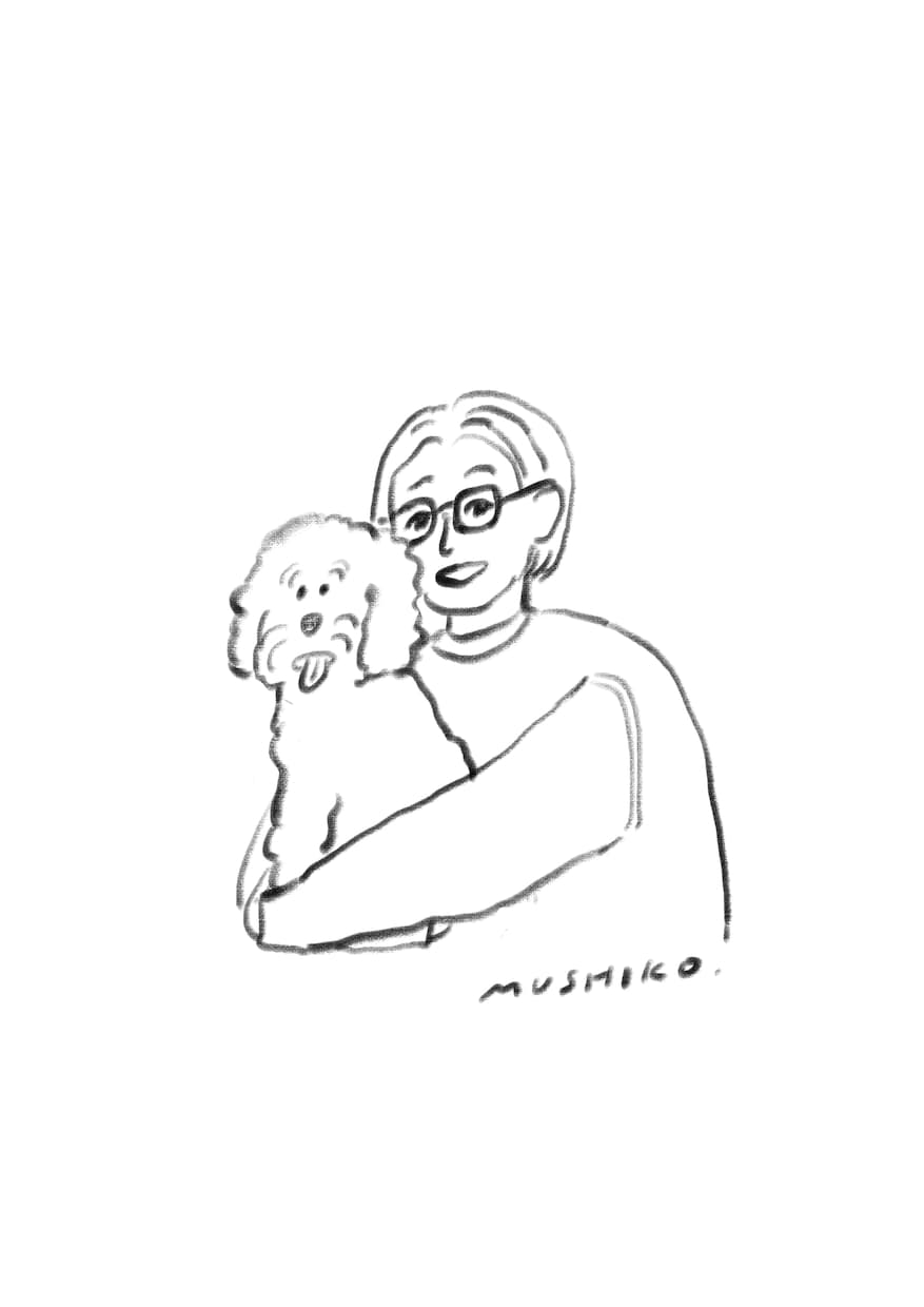 プレゼントにも！愛犬と一緒に似顔絵描きます 人物のみ・わんちゃん一緒でもOK! イメージ4