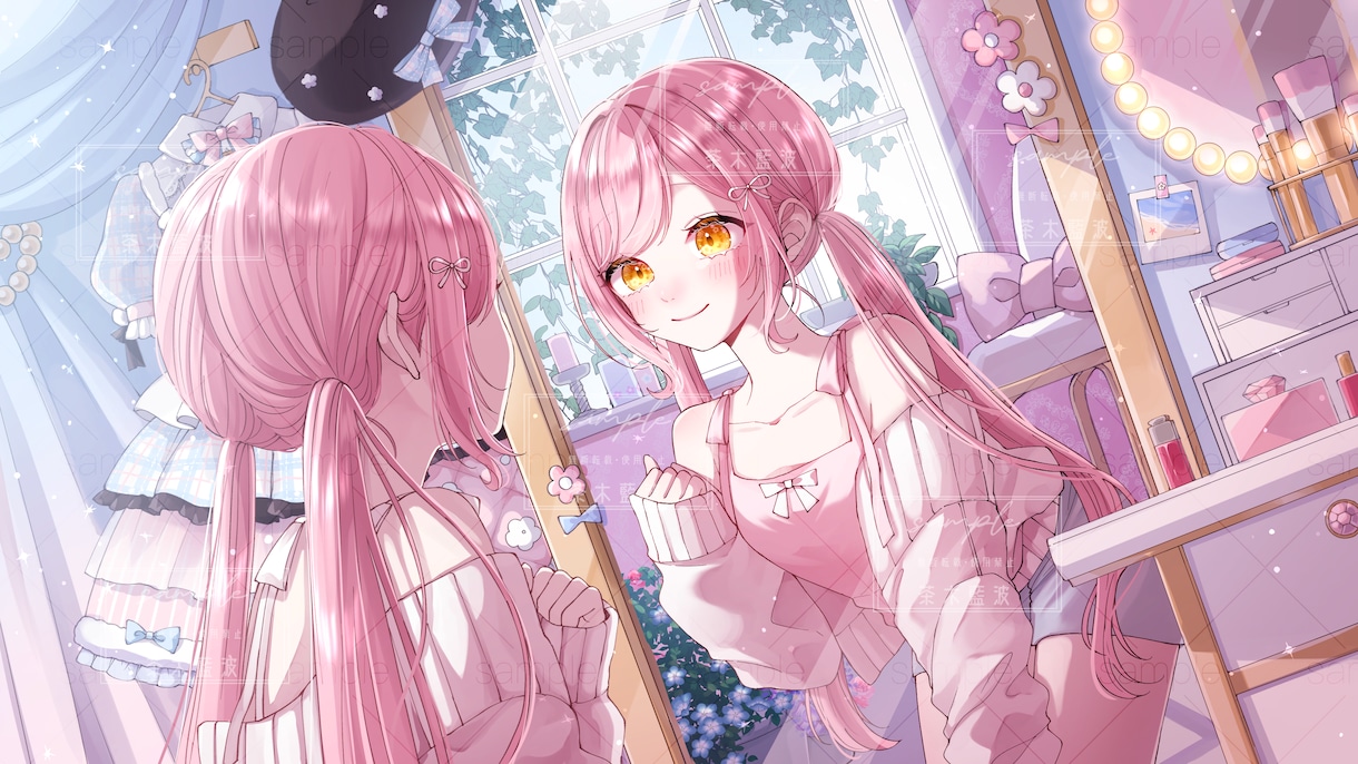 アイコン・歌ってみた・Live2D立ち絵等描きます ちびキャラや配信用イラスト等、幅広く制作しています！ イメージ3