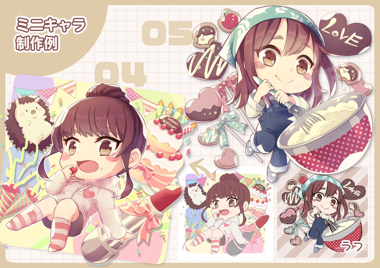 かわいいアイコン/サムネ/立ち絵★イラスト描きます 商用利用可!SNSや動画配信に!特典・アフターサービス有り! イメージ4