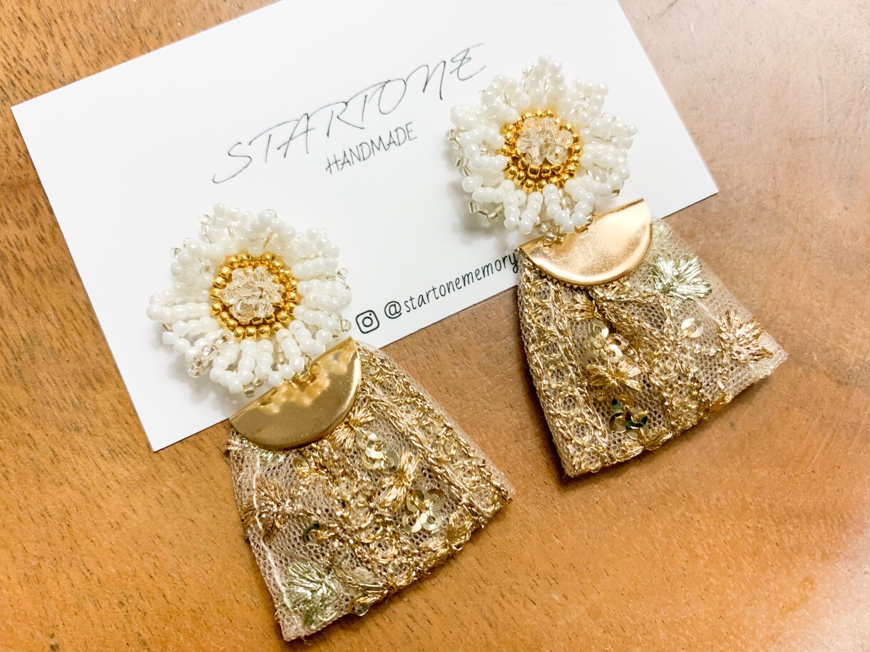 あなただけのピアス、大切な方へのピアス作ります 日常を彩るアクセサリー作り致します♡ イメージ3
