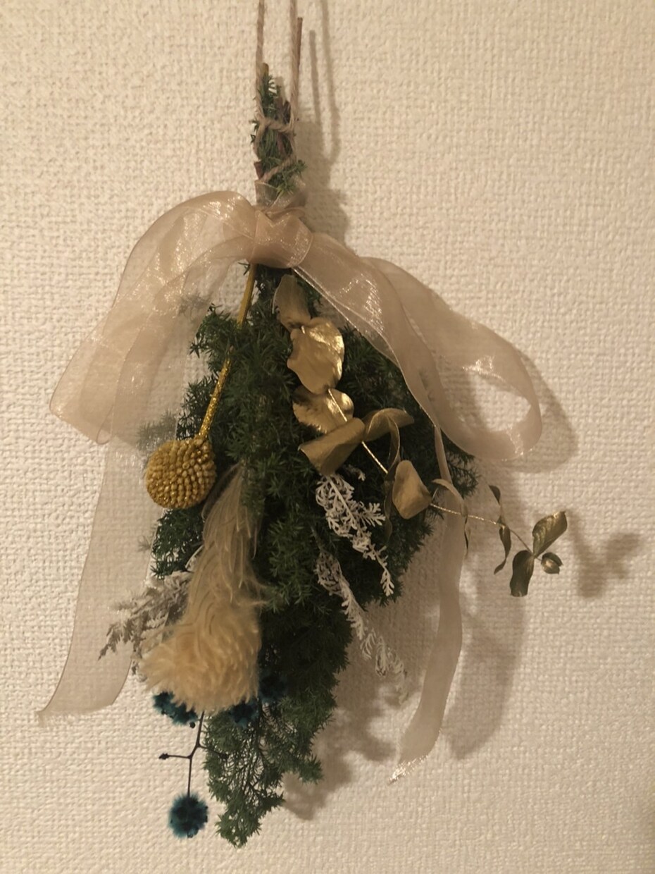ハンドメイド　ドライフラワー　リース　承ります 記念日　プレゼント　ハンドメイド　１点もの イメージ2