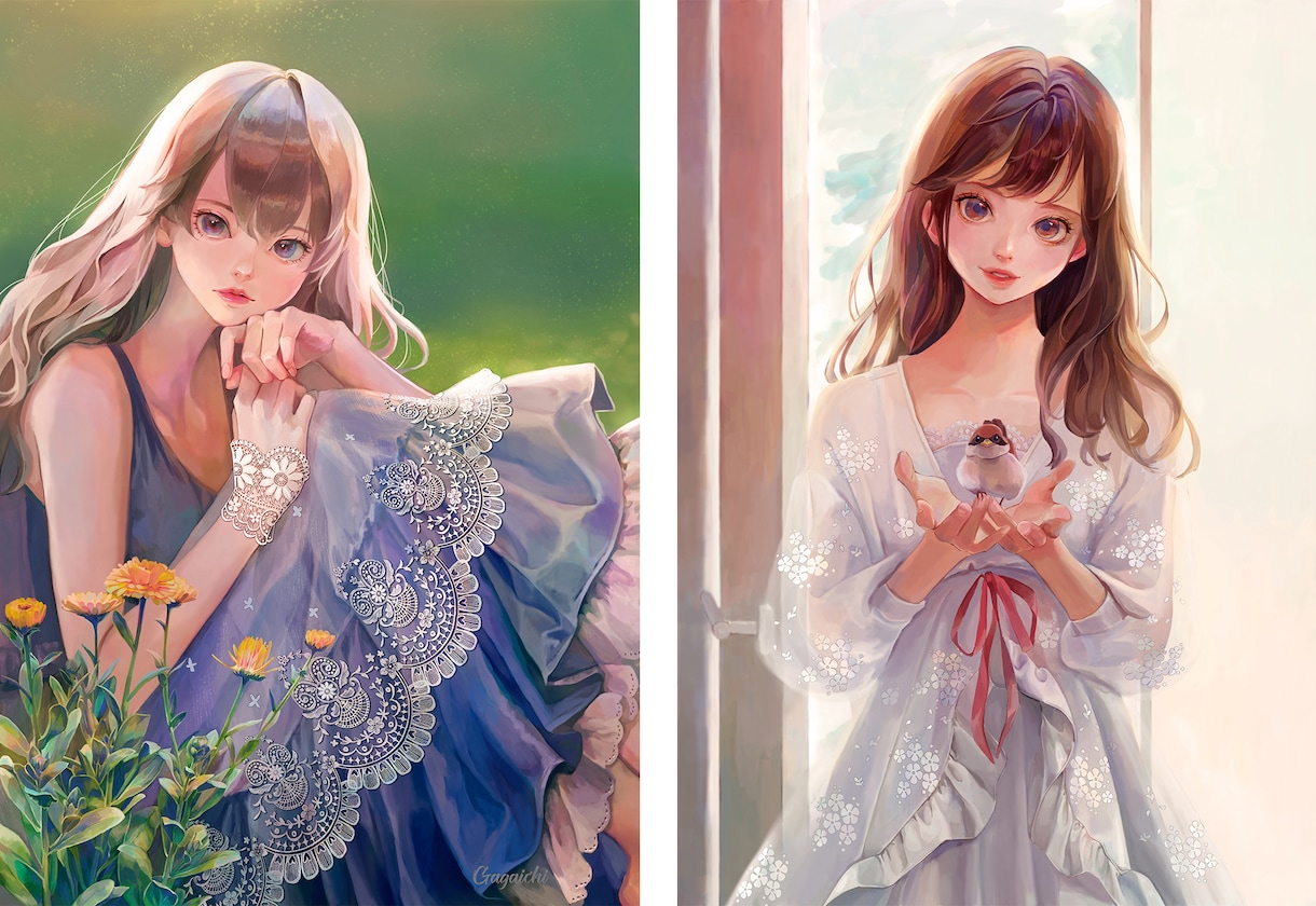 物語性のある一枚絵を丁寧に制作いたします 小説表紙・キービジュアル対応【期間限定20,000円】 イメージ5