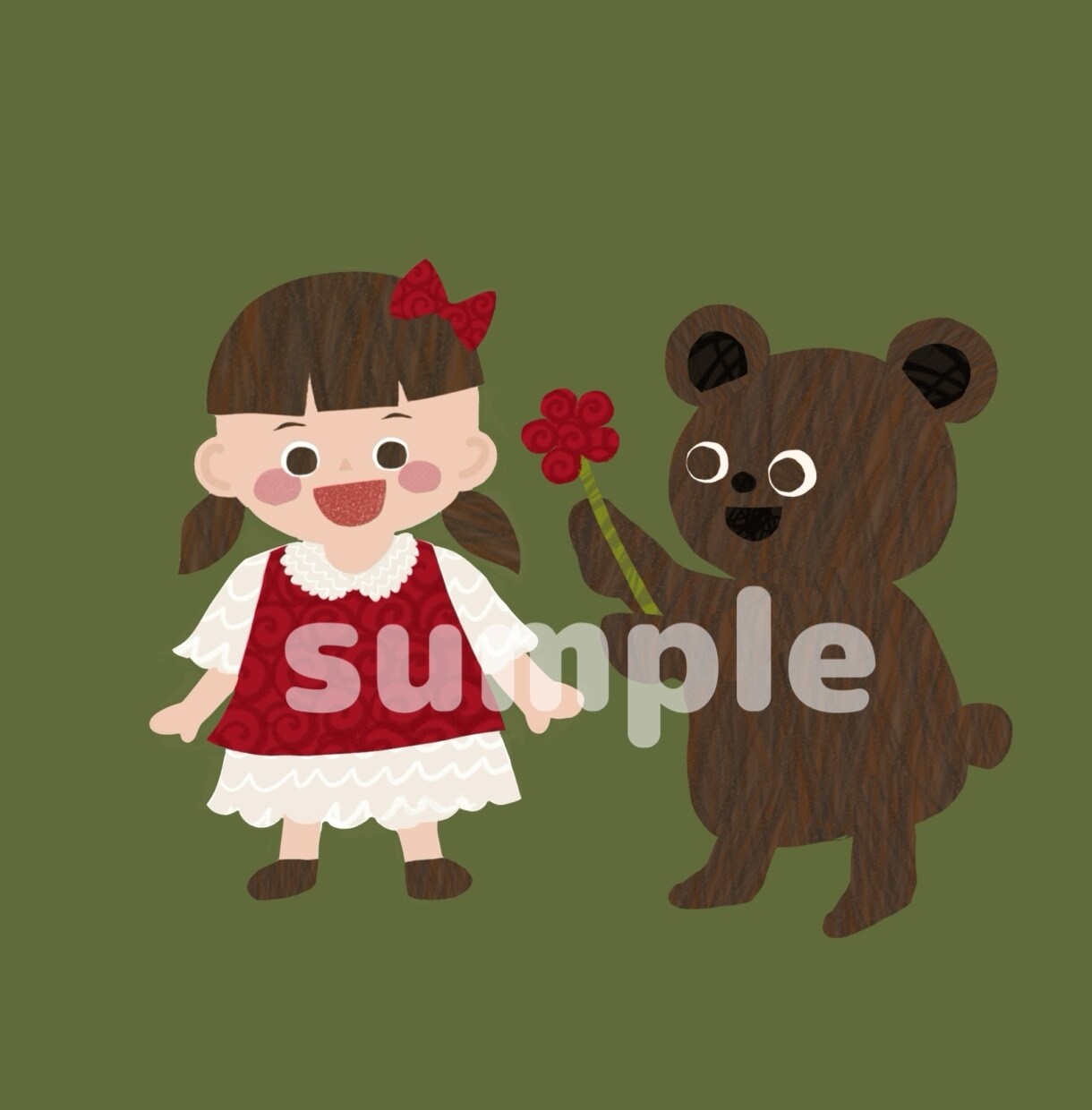 Newサービス♡2000円でアイコンお作りします 切り絵風で個性的な可愛いアイコンが作れます♡ イメージ4