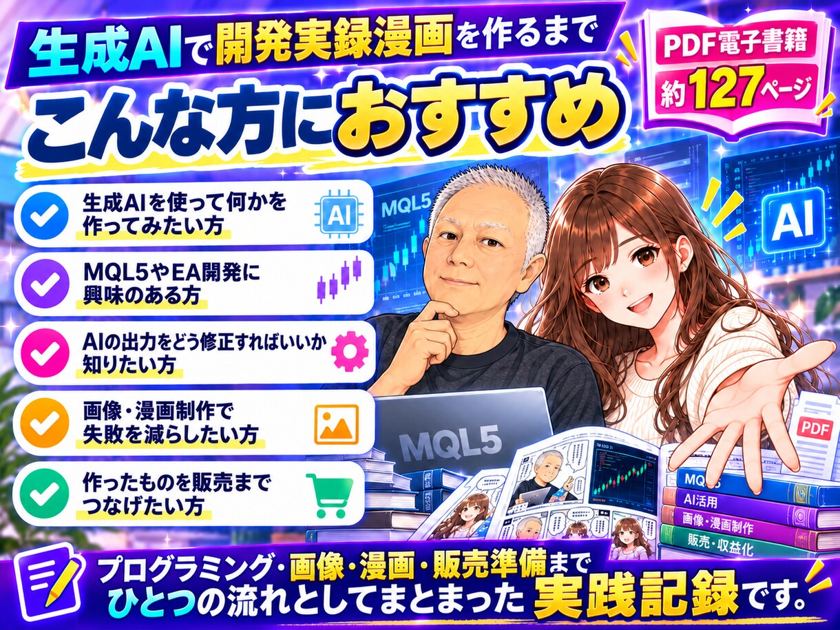 生成AIで開発実録漫画を作るまでのPDFを届けます AIが暴走！壊れても直しても完成させた開発実録 イメージ5