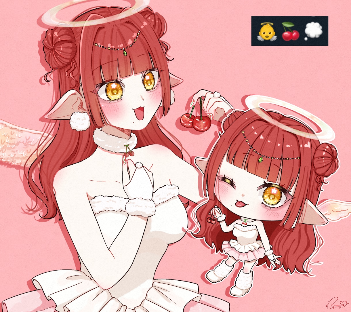 シンプルだけどかわいい表情のイラスト描きます アイコンや動画内イラストに使用できるイラストを描きます！ イメージ8