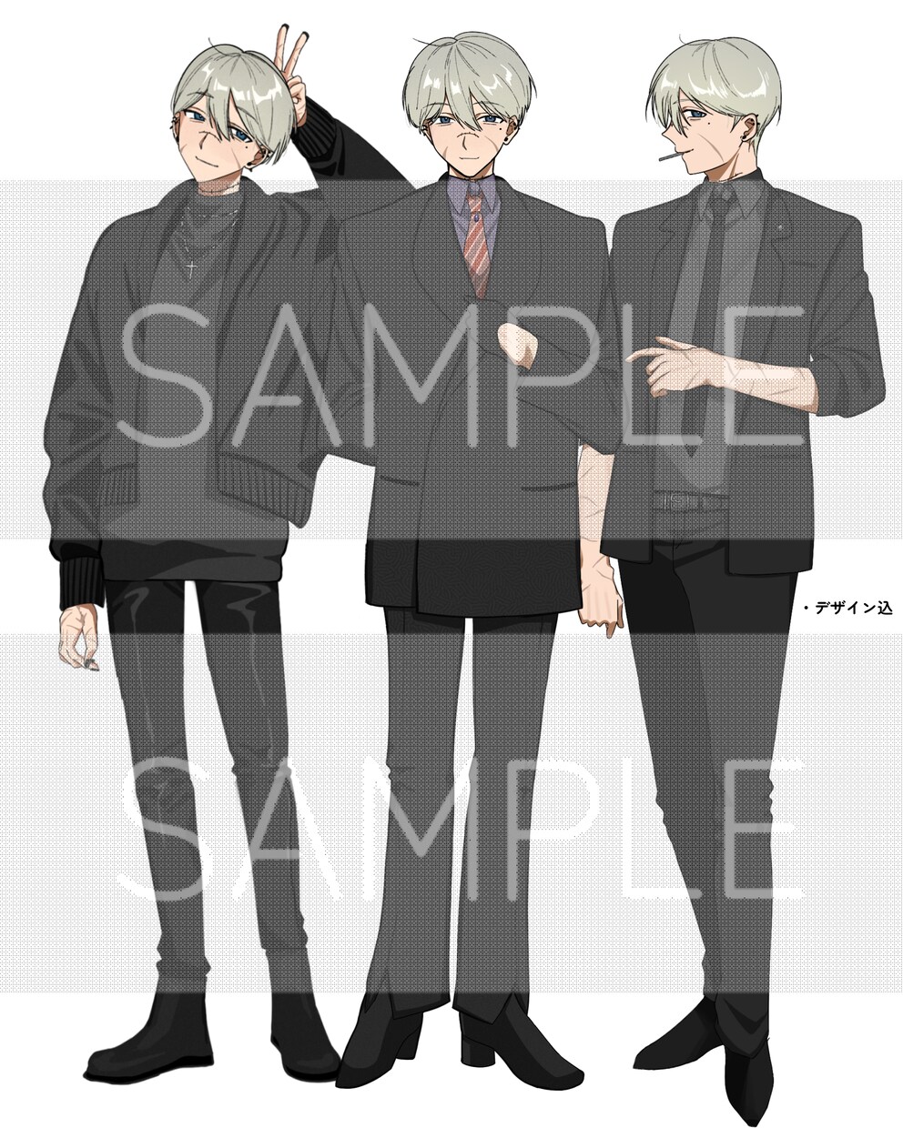ゲーム・trpg用立ち絵を描きます キャラクターの個性際立つ立ち絵を描きます！ イメージ2