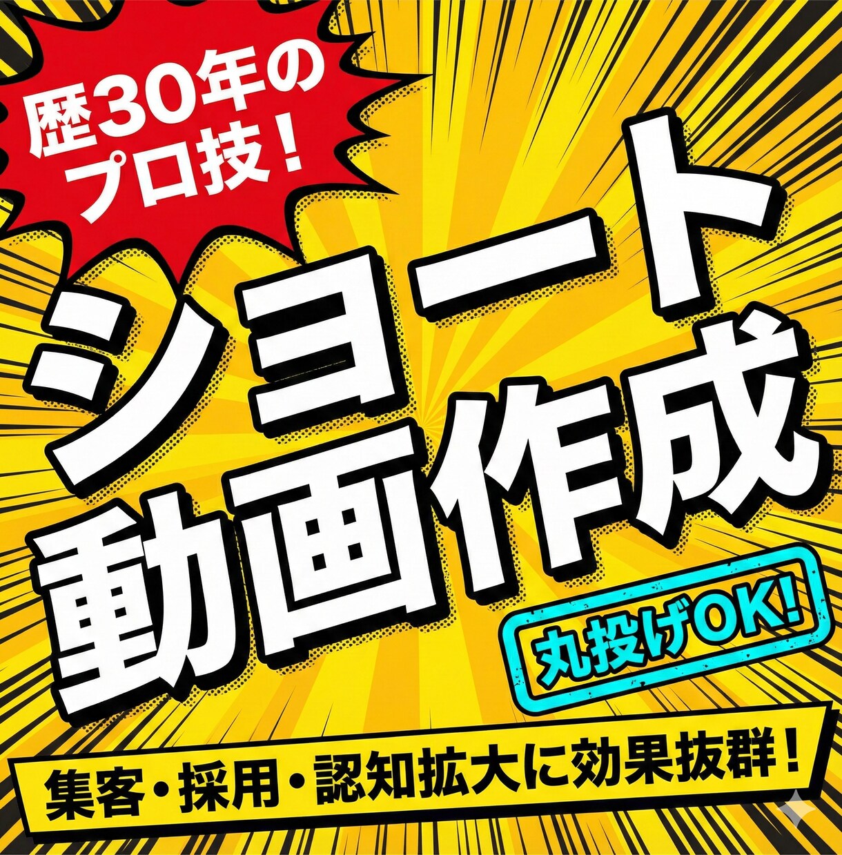 ショート動画をつくります 1995年から動画編集歴30年のショート動画製作 イメージ1
