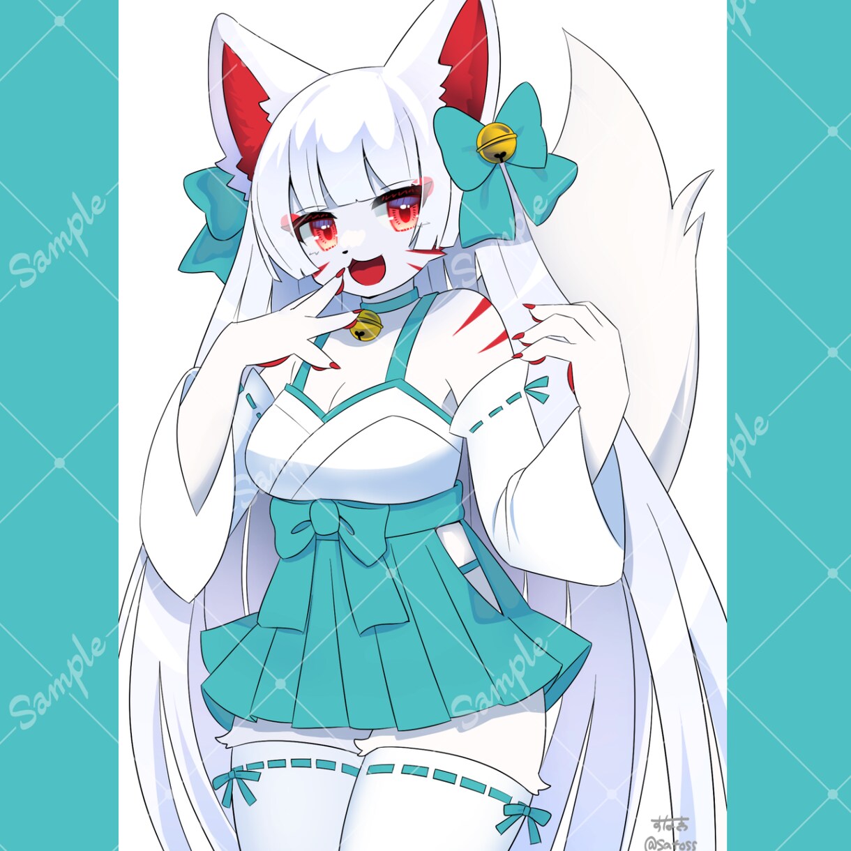 キャラクターの1枚絵・立ち絵・をお描きします ケモノ・獣人・人外も可能！ヘッダー・動画用のイラストにも！ イメージ4