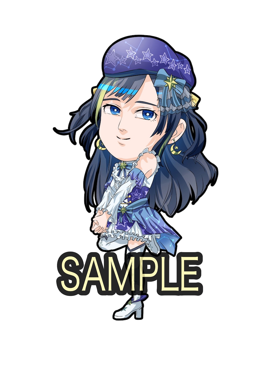デフォルメキャラの立ち絵を描きます "オリジナルキャラ"や何かと便利な"立ち絵"に使えます。 イメージ3