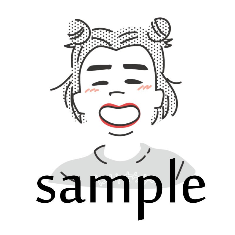 シンプルでゆるいアイコンお描きします ＳＮＳ等のアイコンに★写真をもとに似顔絵を制作します★ イメージ2