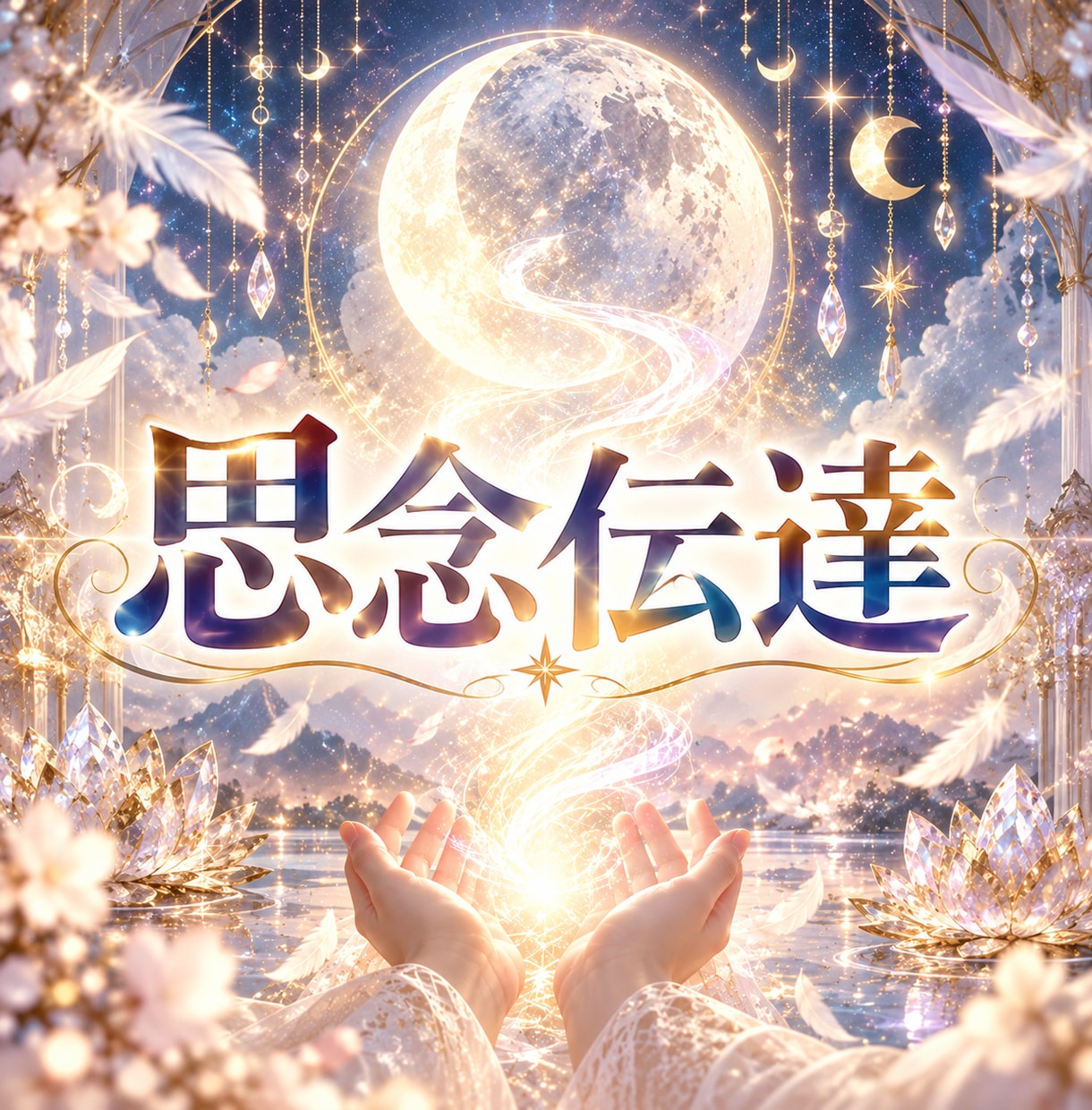 あの人の心へ♡恋の思念伝達をします 言えなかった「好き」を月の祈りに♡あの人への想いを込めて イメージ1