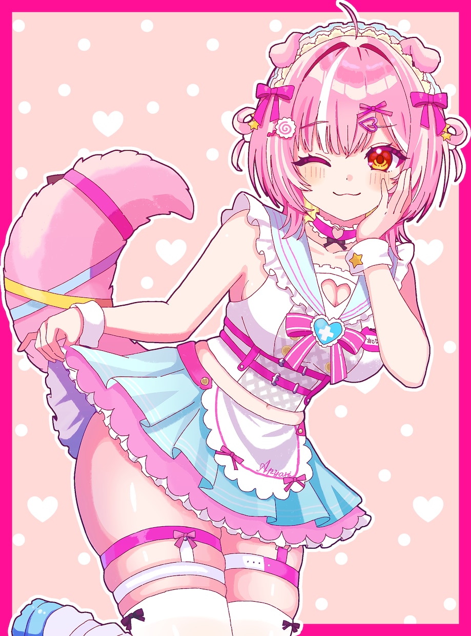 キラキラした瞳が魅力！可愛すぎるイラスト描きます ちょー絶cuteな美少女得意です！ イメージ1