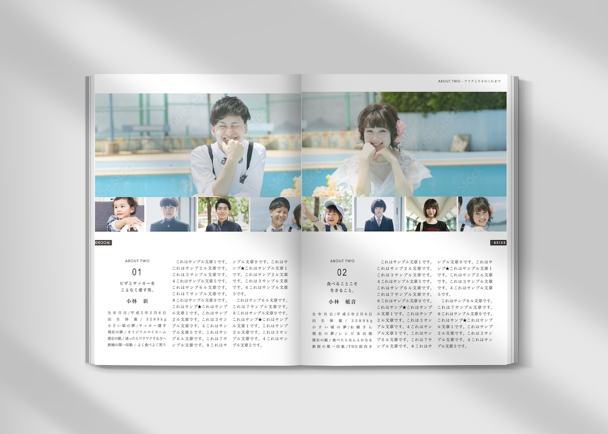 タイパ◎代わりに雑誌風プロフィールブック作ります 【&Premium風】素材用意と内容確認だけで完成です♪ イメージ4