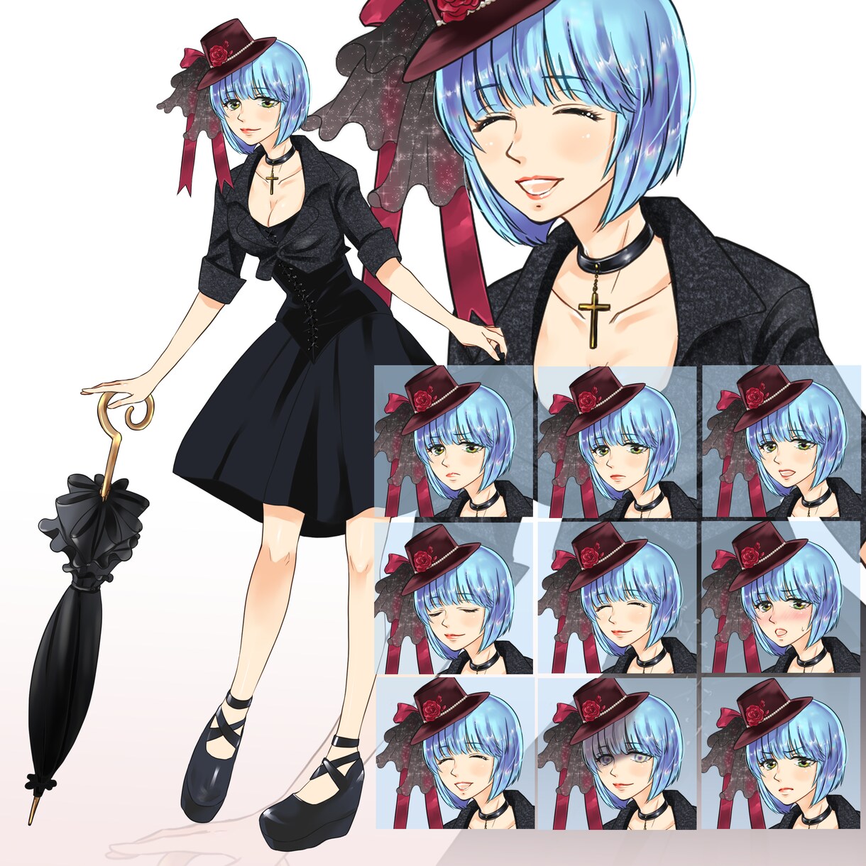 商用可！SNS用など様々な用途のイラスト描きます 商用可、ヘッダーや動画用、1枚絵、キャラ作成ご相談下さい！ イメージ6