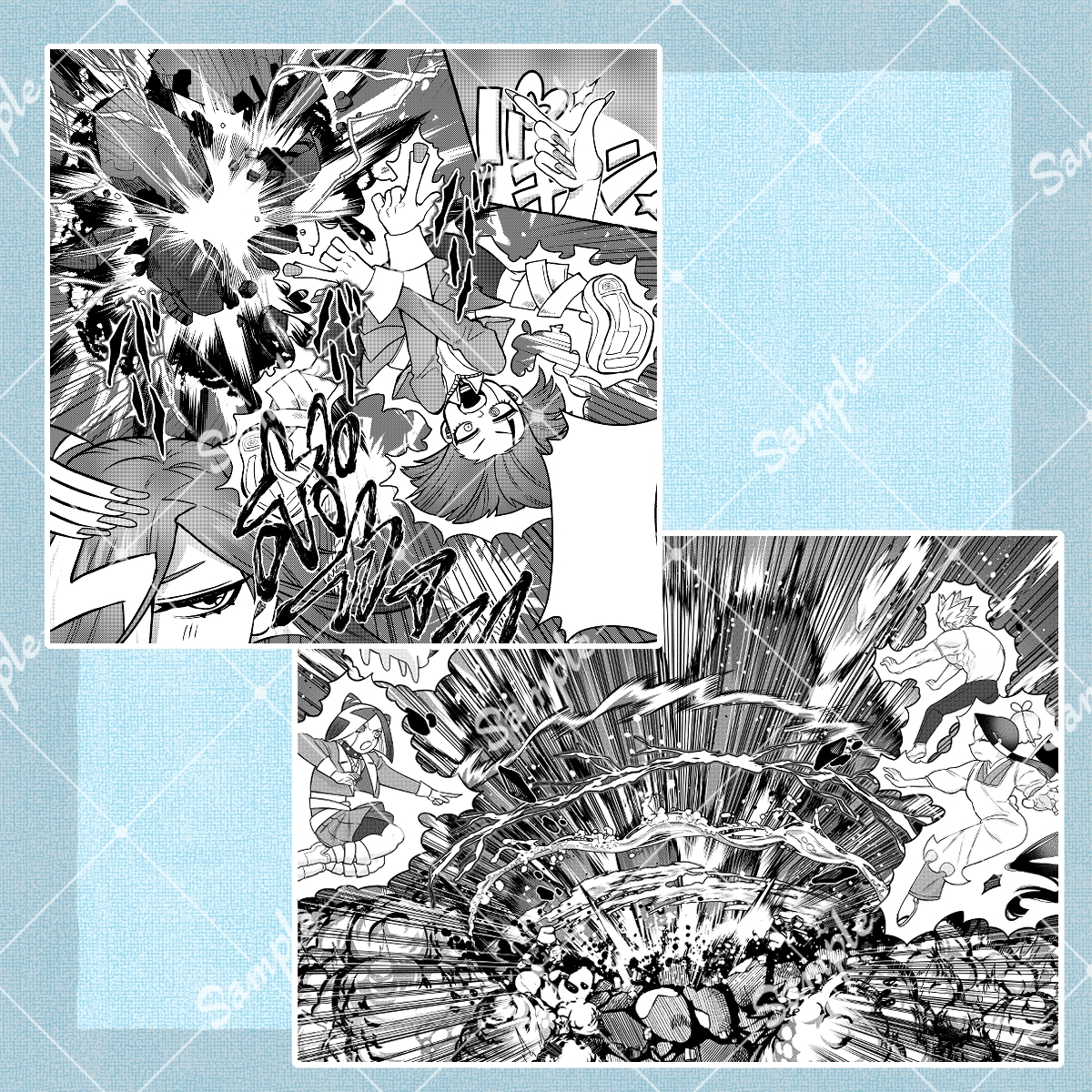 商用◎創作◎モノクロ～カラー漫画制作承ります 広告/SNS/同人誌/挿絵など幅広い用途で使用可能！ イメージ2